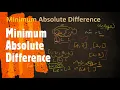 Minimum Absolute Difference LeetCode 1200 Coders Camp