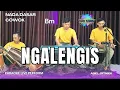 Lagu Ngaleungis karaoke abiel jatnika nada cowok Bm versi bajidor