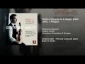 Violin Concerto No. 2 in E Major, BWV 1042: I. Allegro