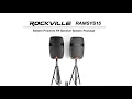 All About Your Rockville RAMSYS15 Pair 15 Battery Powered PA Speakers Stands Wireless Mics