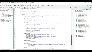 ATM INTERFACE Oasis Infobyte Internship Task 3 Java Programming