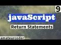 javaScript Return Statement Learn and Code