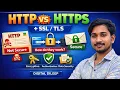 HTTP vs HTTPS Explained in Telugu SSL TLS Full Explanation How HTTPS Works