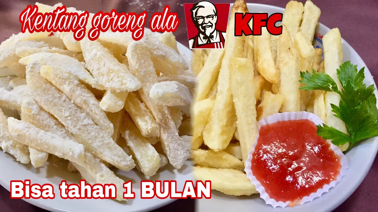 KENTANG KRES KILAT ala LC (tanpa rebus, tanpa dibekukan). 