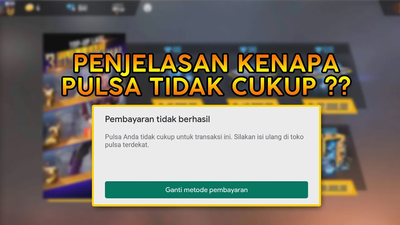 Mengatasi Metode Pembayaran Telkomsel gak ada!!! PLAYSTORE. 