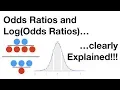 Odds Ratios and Log Odds Ratios Clearly Explained