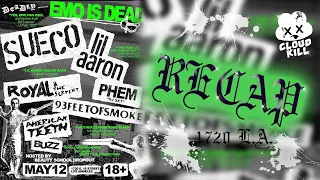 emo is dead recap sueco lil aaron 93feetofsmoke american teeth buzz royal u0026 the serpent