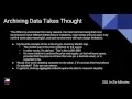 TSQL Archiving Data Takes Thought