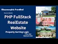 PHP Fullstack Website Property Sorting Filters
