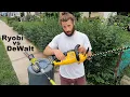 Ryobi 40V Pole Trimmer vs Dewalt 20V Commercial Review