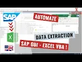 Automate Data Extraction with SAP GUI Scripting Excel Macro VBA english