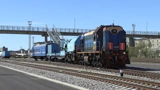 Тепловоз ТЭМ18-196 на ст. Юлемисте / TEM18-196 at Ülemiste station