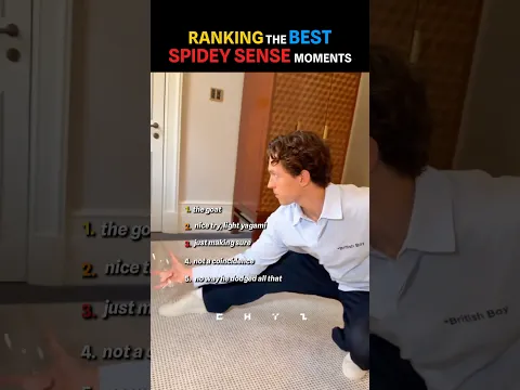 ranking the best spidey sense moments #shorts