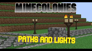 Minecolonies Minecraft 1 19 - Paths Lamps and Guard Towers