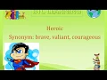 11 plus Vocabulary Flashcards - Synonym Lesson 3
