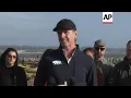 Calif governor tours damage warns of more storms