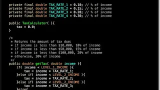 Javadoc Exercises