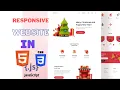 Create A Responsive Christmas Website Design Source Code - HTML CSS JavaScript