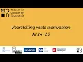 Lagu Voorstelling Vaste Stamvakken - Master Gender en Diversiteit - Academiejaar 2025-2026
