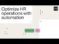Optimize HR operations with automated document-centric workflows