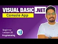Introduction to Console Application in Vb net Vb net Console Application