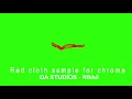 red cloth for Chroma l After effects l Trapcode mir