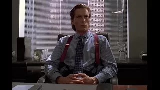 American Psycho Office Interrogation 1080 HD  American Psycho Office Interrogation 1080 HD
