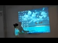 interactive projector makes touchscreen with any interface