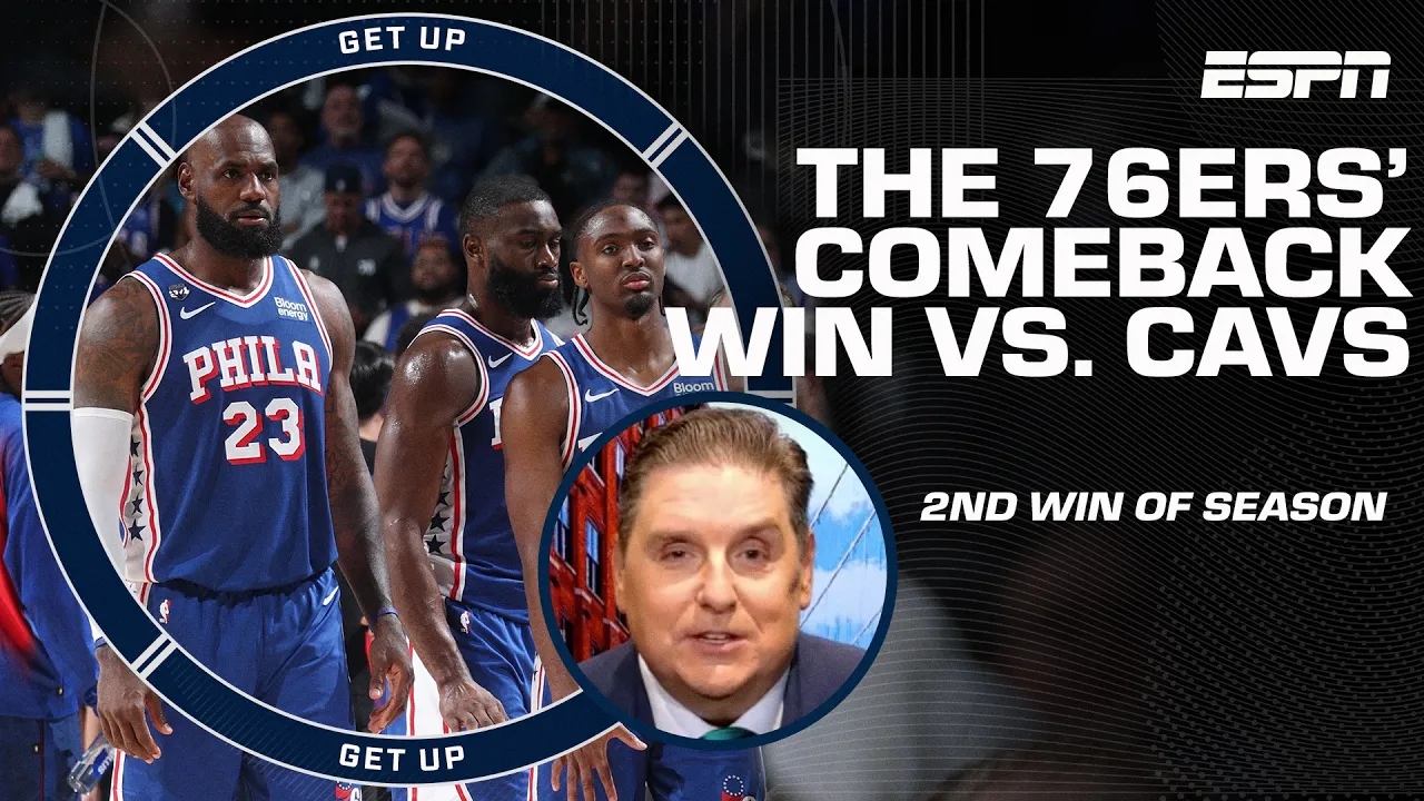 'The team chemistry building is tremendous! - Windy on the 76ers' comeback win vs. Cavs | Get Up