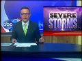 Strong storms down trees in La Plata