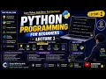 Complete Python Basics in English Lecture 1 History Installation Variables Data Types