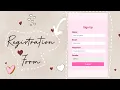 Download Lagu Create a Registration Form in HTML | Beginner Project [Part -1] ✨💕🎀