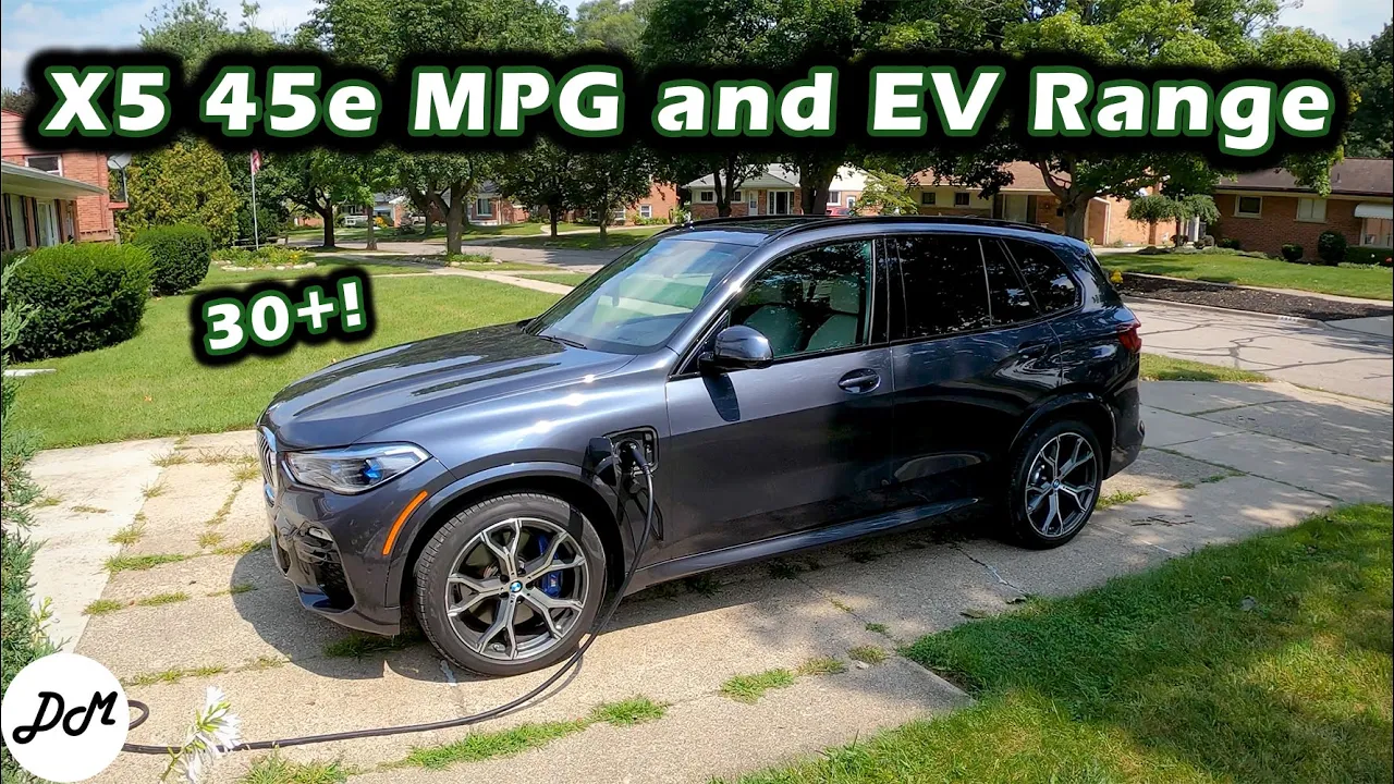 2021 BMW X5 45e – EV Range and MPG Test