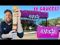 The NEW Saucy by KFC Restaurant in Orlando RANKING ALL 11 SAUCES