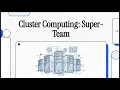 Cluster Computing in cloud computing How Why When