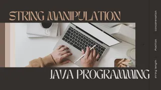 Java Programming String Manipulation NithiyapriyaPasavaraj