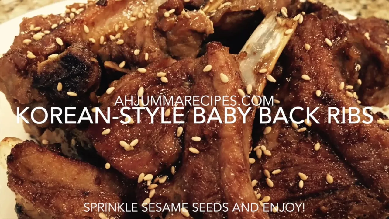 Instant Pot Korean Style Baby Back Ribs