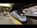 Amtrak Acela Train 2170 12 Newark Penn Station Providence RI w Horn En Route