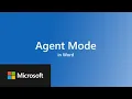 Agent Mode in Word Edit and Format a Word Document with Copilot