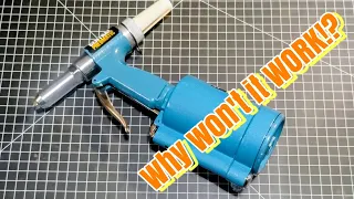CENTRAL PNEUMATIC Rivet Gun repaired and working as good as NEW