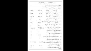 امتحان النهائي لمادة الرياضيات للصف التاسع لعام 2024 2025 