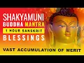 Shakyamuni Buddha Mantra 1 Hour in Sanskrit: Blessings and Vast Merit Accumulation \u0026 Auspiciousness