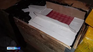 Омские пограничники задержали крупную партию контрабандных табачных изделий