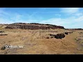 Cinematic view of Columbia National Wildlife Refuge in Othello WA