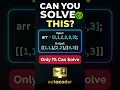 can you solve this Javascript puzzle