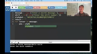 Hour of Code SHP - Caesar Cipher in Python