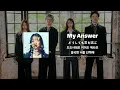 緑黄色社会(녹황색사회) - My Answer (한국어 번역 & 日本語 독음)