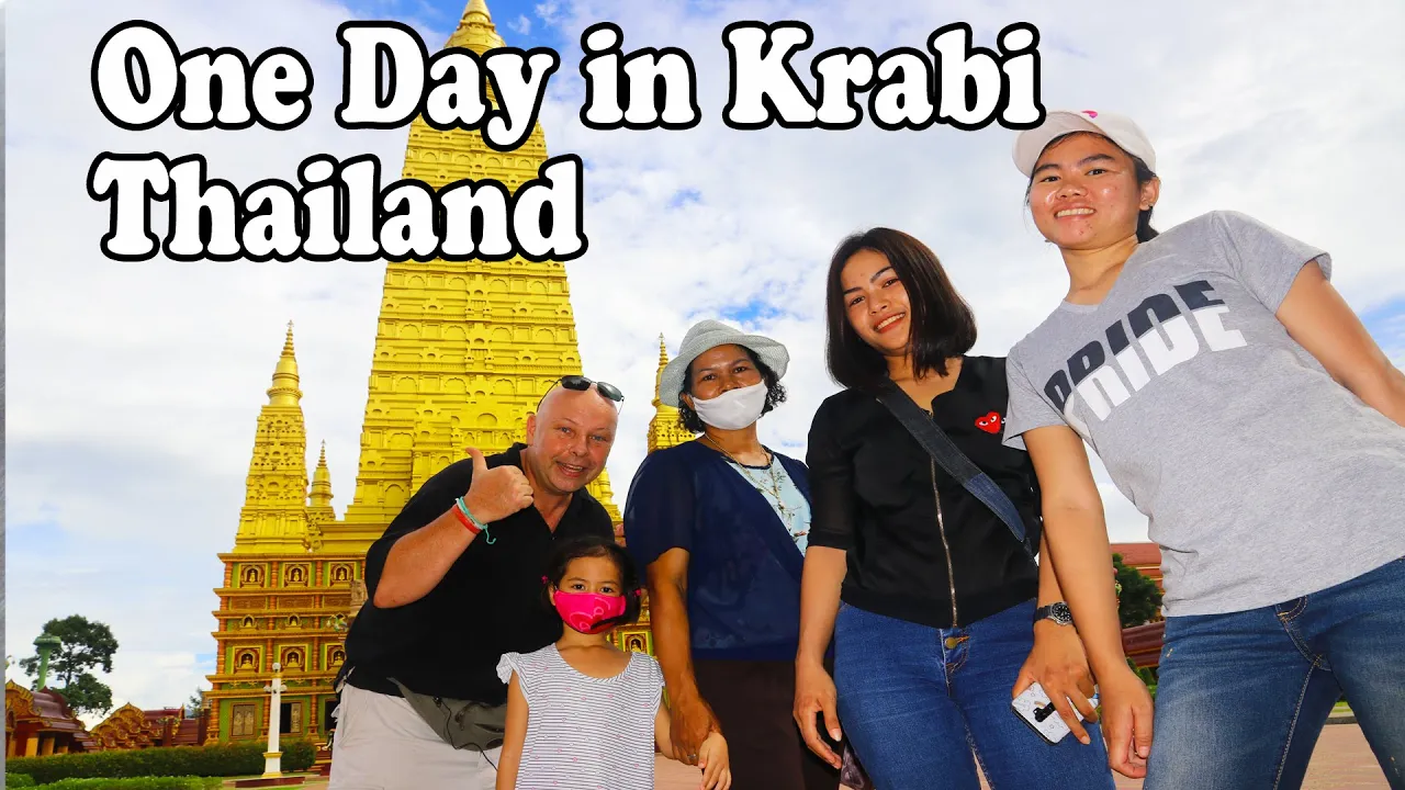 Krabi Thailand: One Day in Krabi. A Great Restaurant, Amazing Temple & Thai Food Market. Krabi Guide