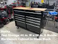 Husky 46 Tool Storage Workbench Review