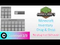Minecraft Drag Drop Inventory - Construct